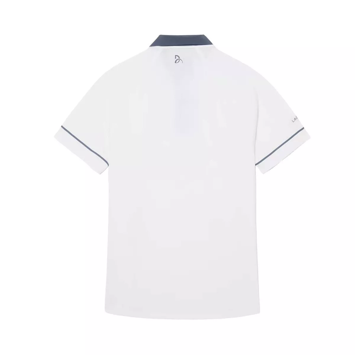 Lacoste Tennis Polo Novak Djokovic On Court Wit/Grijs