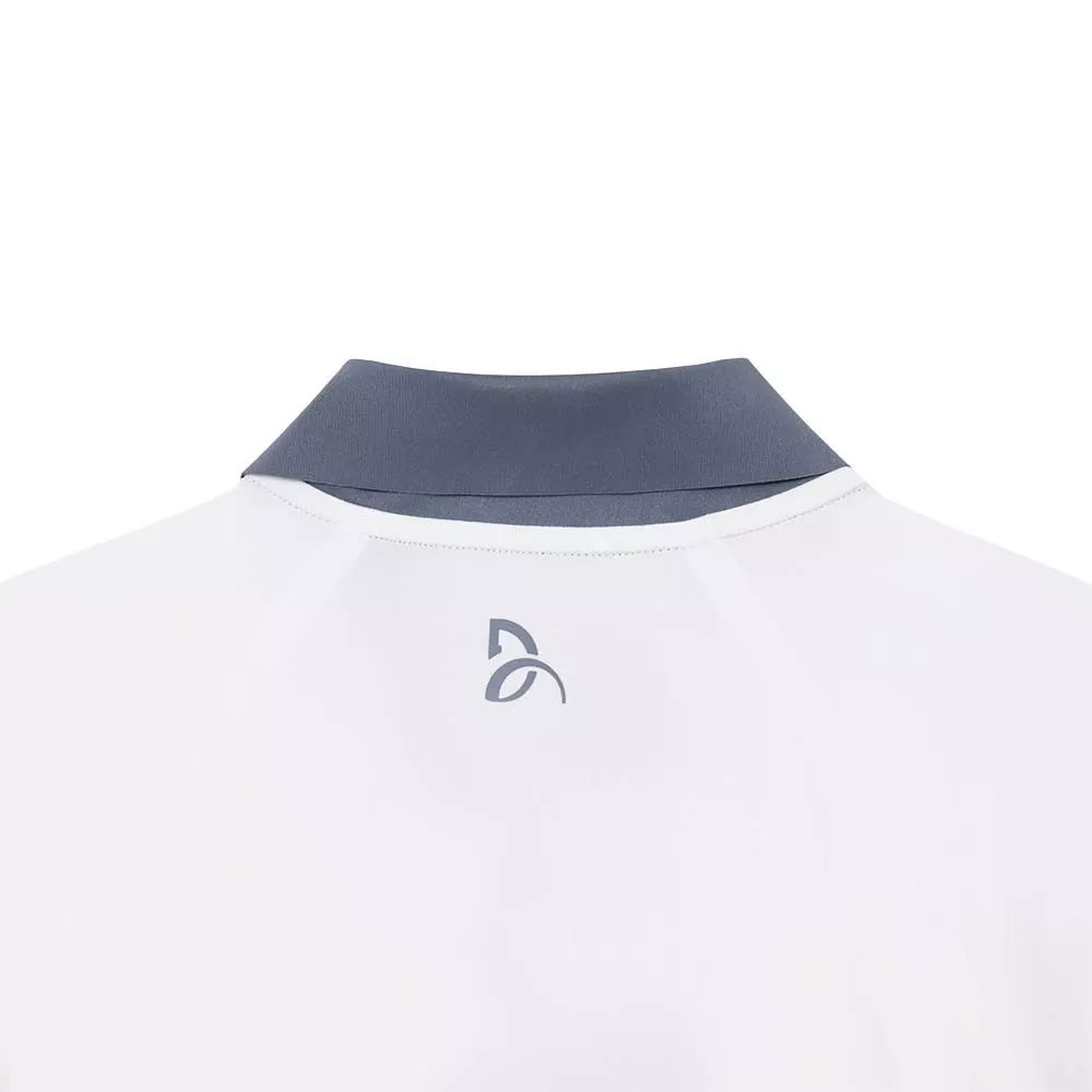 Lacoste Tennis Polo Novak Djokovic On Court Wit/Grijs