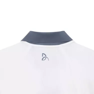 Lacoste Tennis Polo Novak Djokovic On Court Wit/Grijs