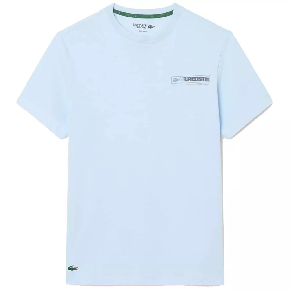Lacoste Sport Ultra Dry T-Shirt Lichtblauw/Blauw