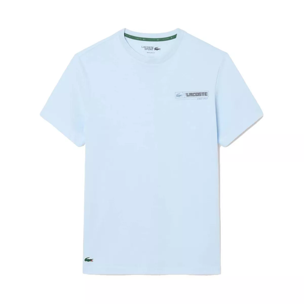Lacoste Sport Ultra Dry T-Shirt Lichtblauw/Blauw