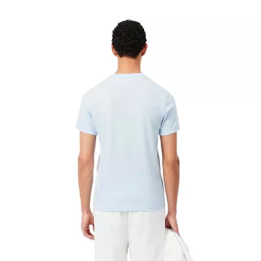 Lacoste Sport Ultra Dry T-Shirt Lichtblauw/Blauw
