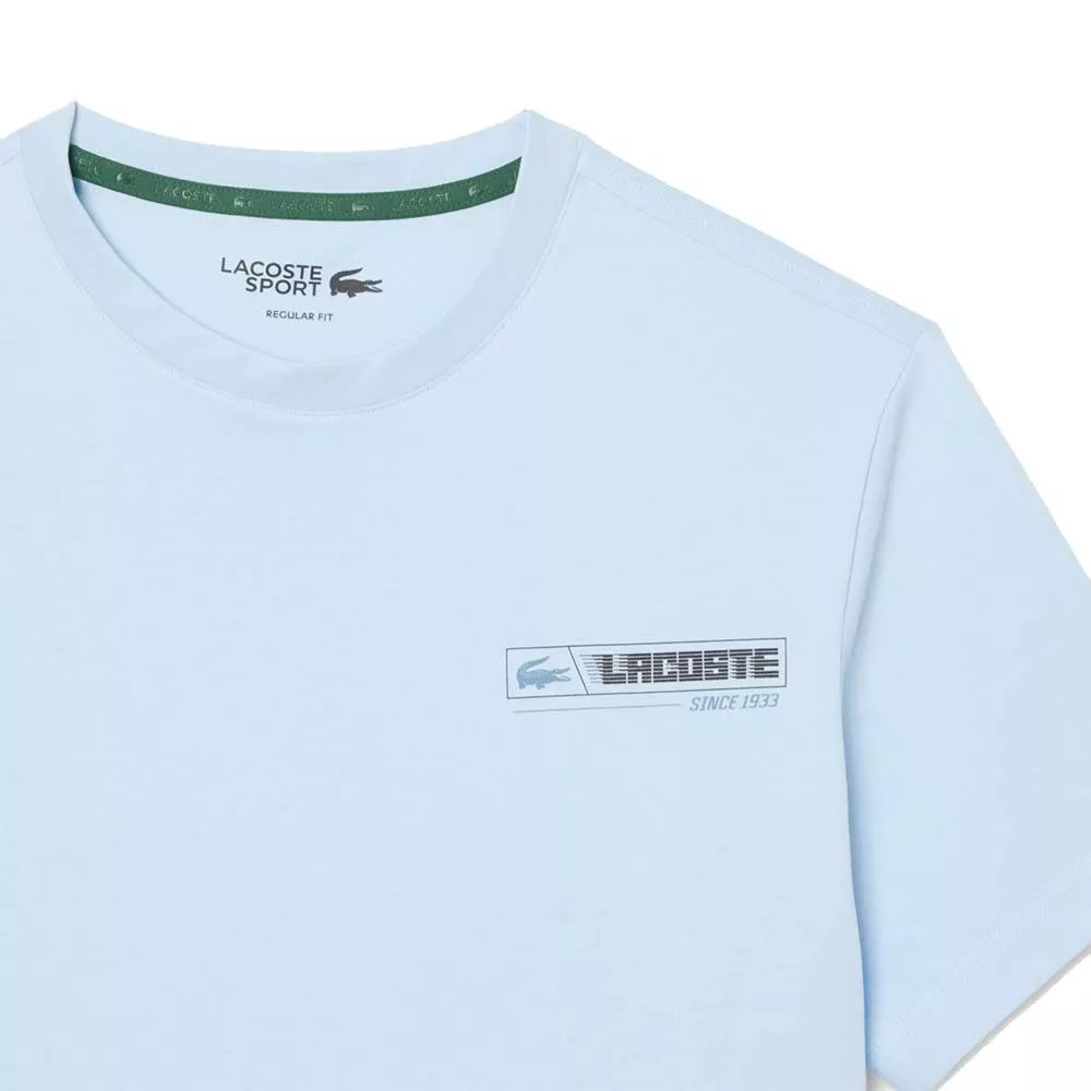 Lacoste Sport Ultra Dry T-Shirt Lichtblauw/Blauw