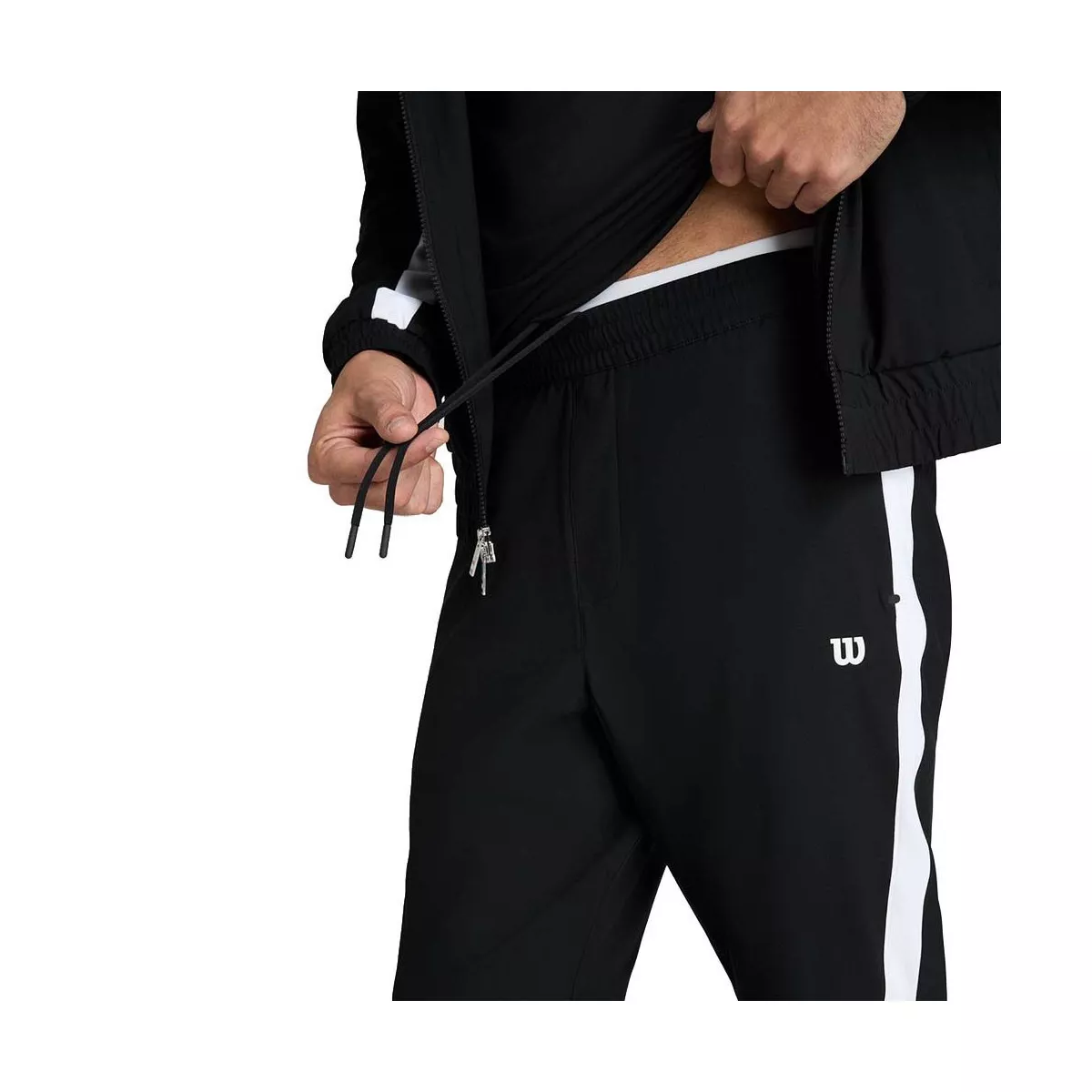 Wilson Grand Slam joggingbroek heren zwart / wit