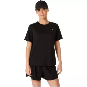 Asics Core SS T-Shirt Dames Zwart
