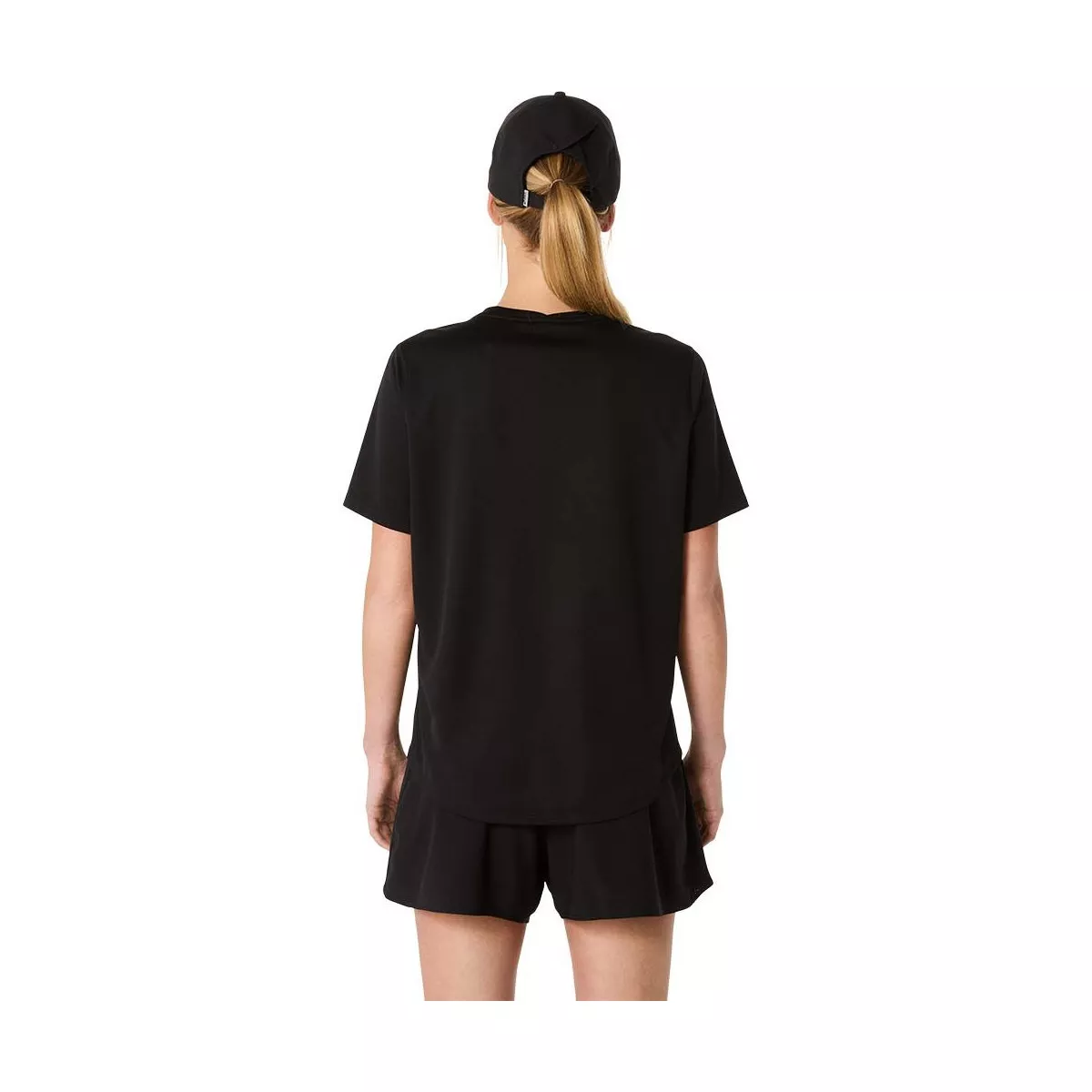 Asics Core SS T-Shirt Dames Zwart
