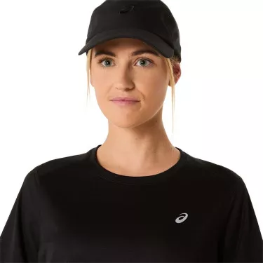 Asics Core SS T-Shirt Dames Zwart