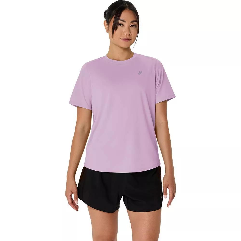 Asics Core SS T-Shirt Dames Roze