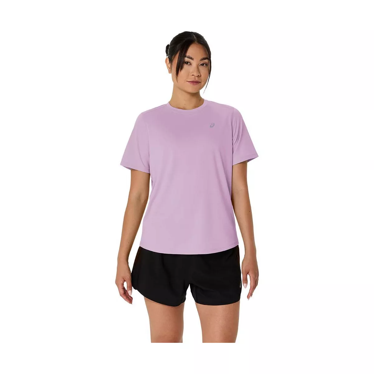 Asics Core SS T-Shirt Dames Roze