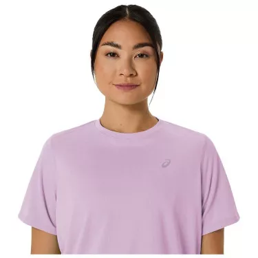 Asics Core SS T-Shirt Dames Roze