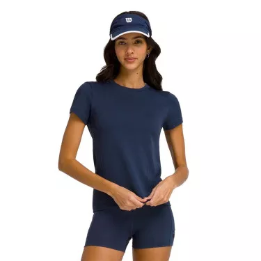 Wilson Pro Seamless T-shirt dames marineblauw