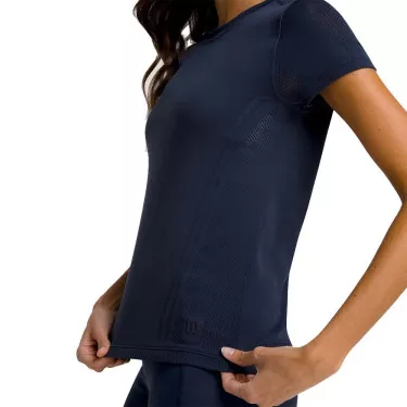 Wilson Pro Seamless T-shirt dames marineblauw