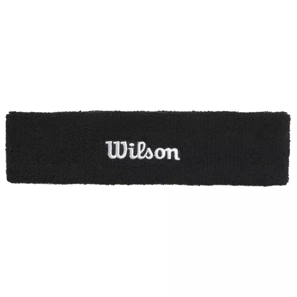 Wilson hoofdband zwart
