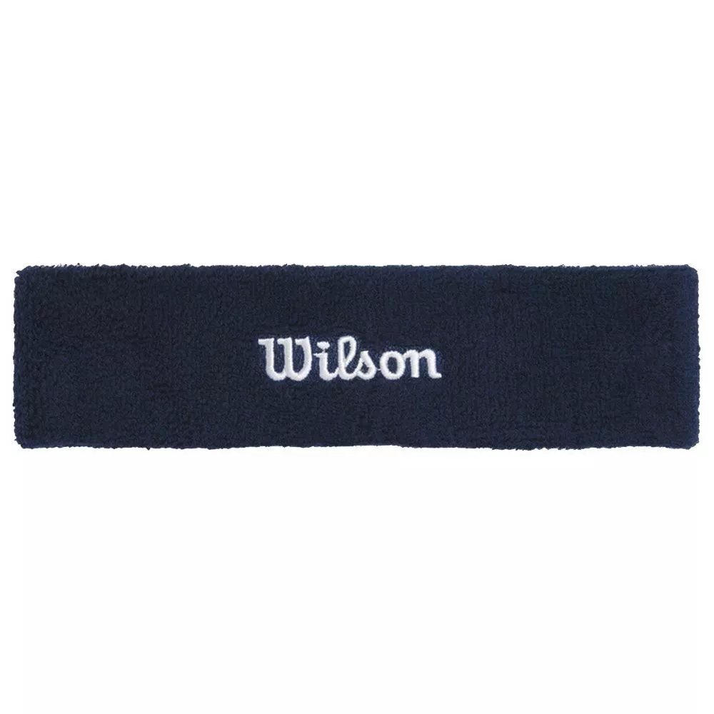Wilson hoofdband marineblauw