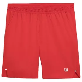 Wilson Tournament 18 cm short heren rood