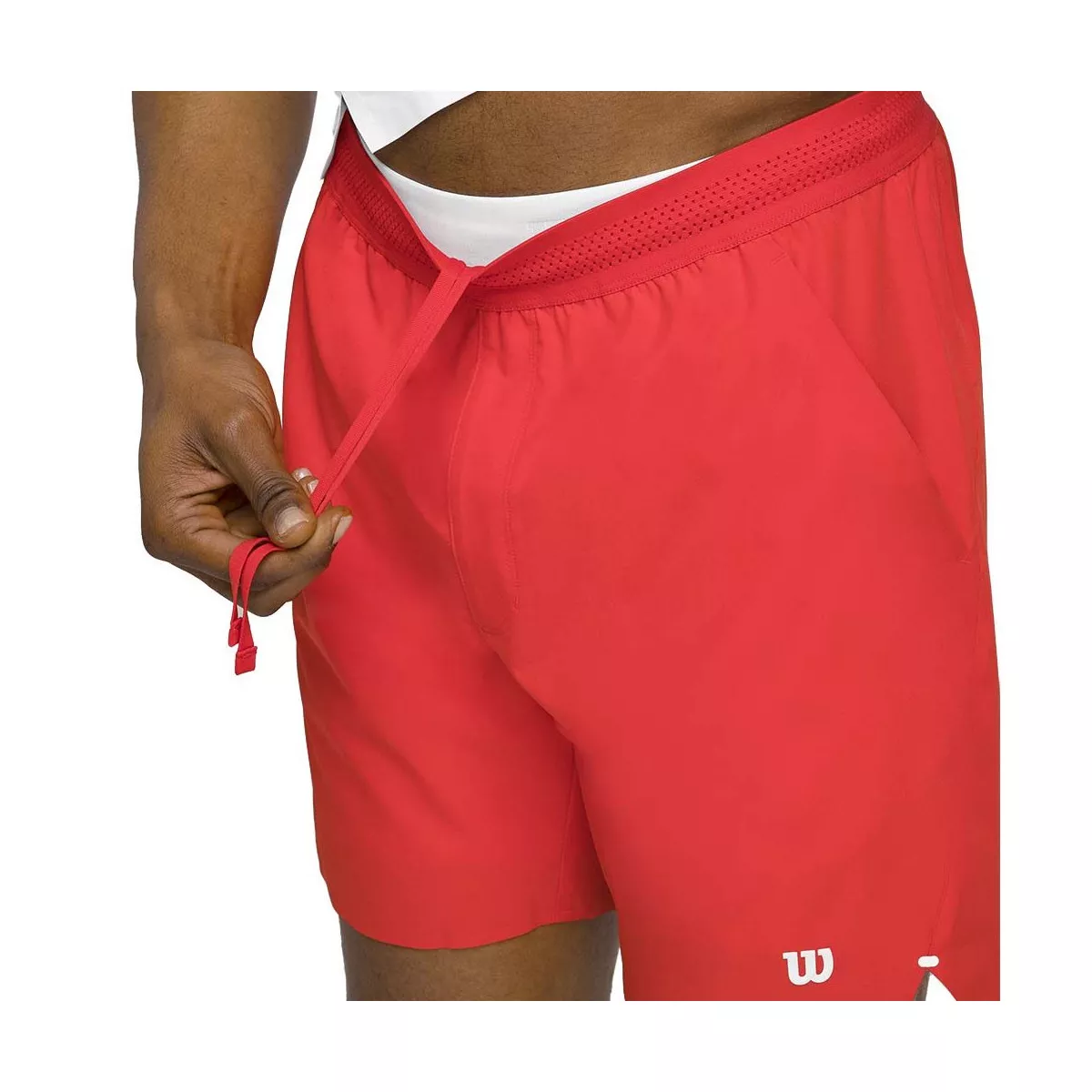 Wilson Tournament 18 cm short heren rood