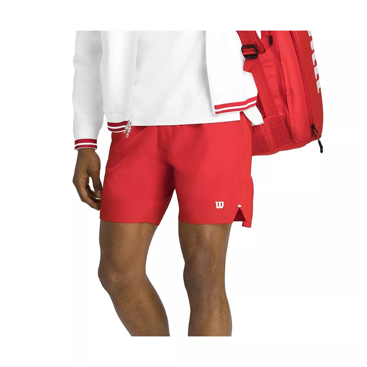 Wilson Tournament 18 cm short heren rood