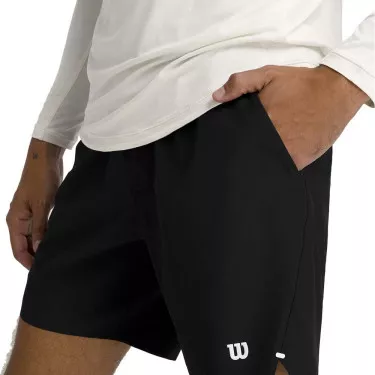 Wilson Tournament 18 cm short heren zwart
