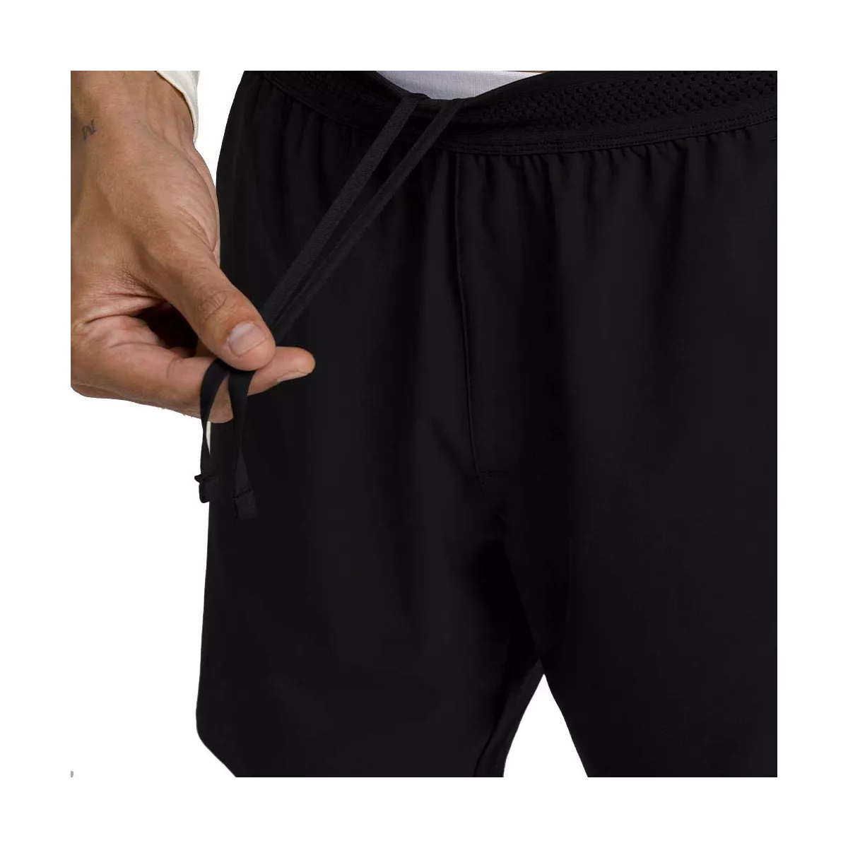 Wilson Tournament 18 cm short heren zwart