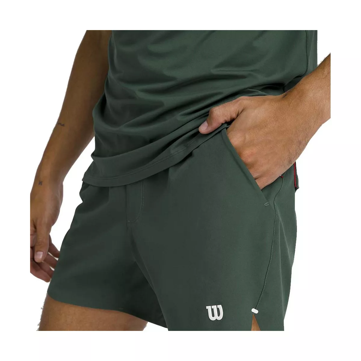 Wilson Tournament 18 cm short heren groen