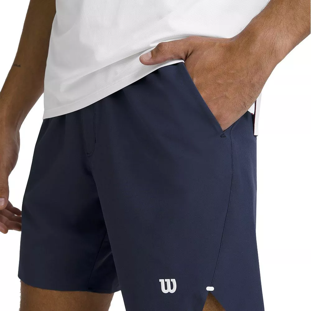 Wilson Tournament 18 cm short heren marineblauw