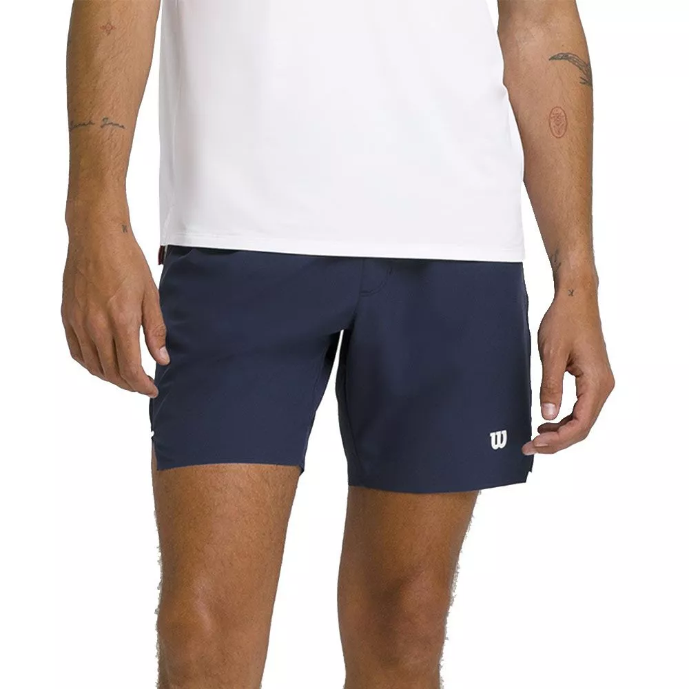 Wilson Tournament 18 cm short heren marineblauw