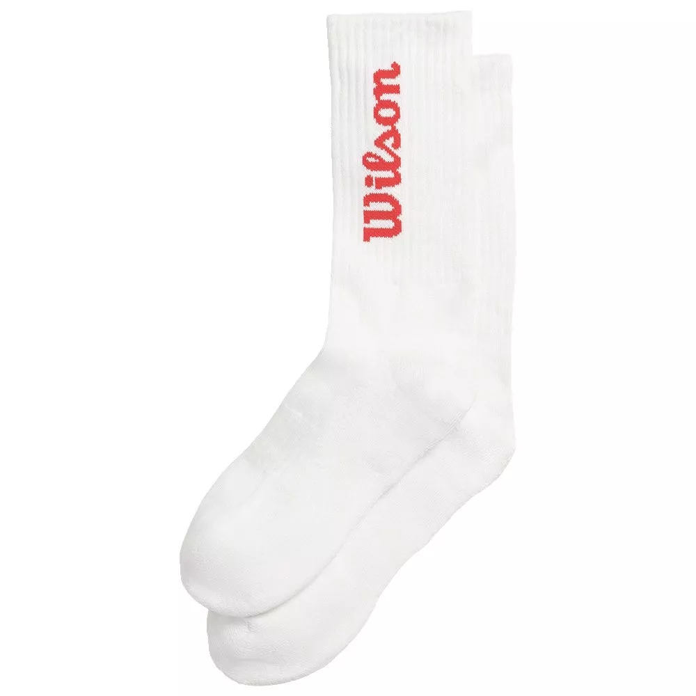 Wilson Crew Logo sokken wit / rood