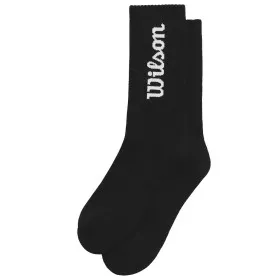 Wilson Crew Logo sokken zwart