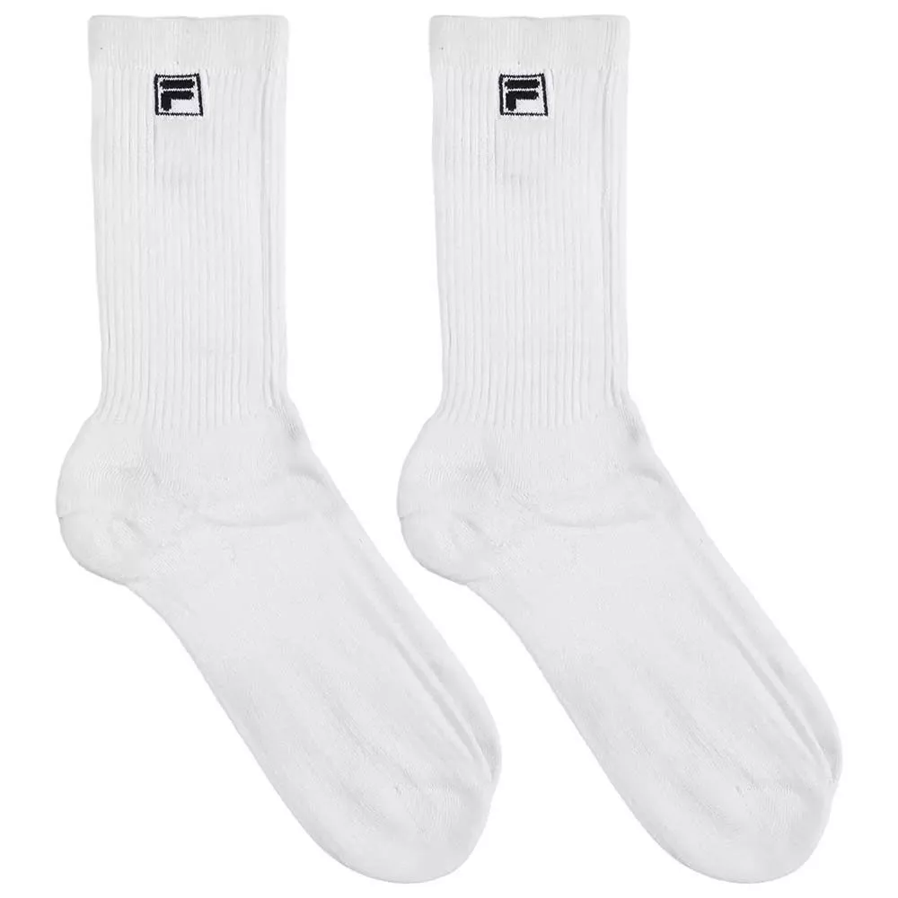 Fila Box Premium Crew Sokken 2-pack Wit