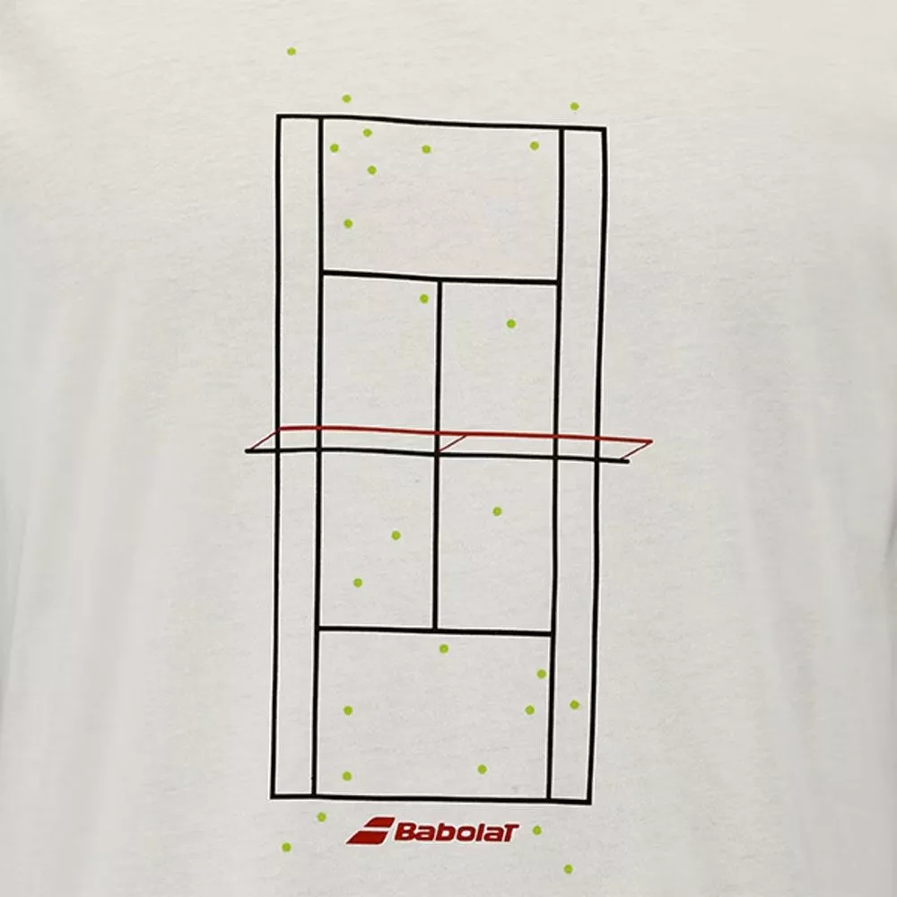 Babolat Exercise Message T-Shirt Cr&egrave;me