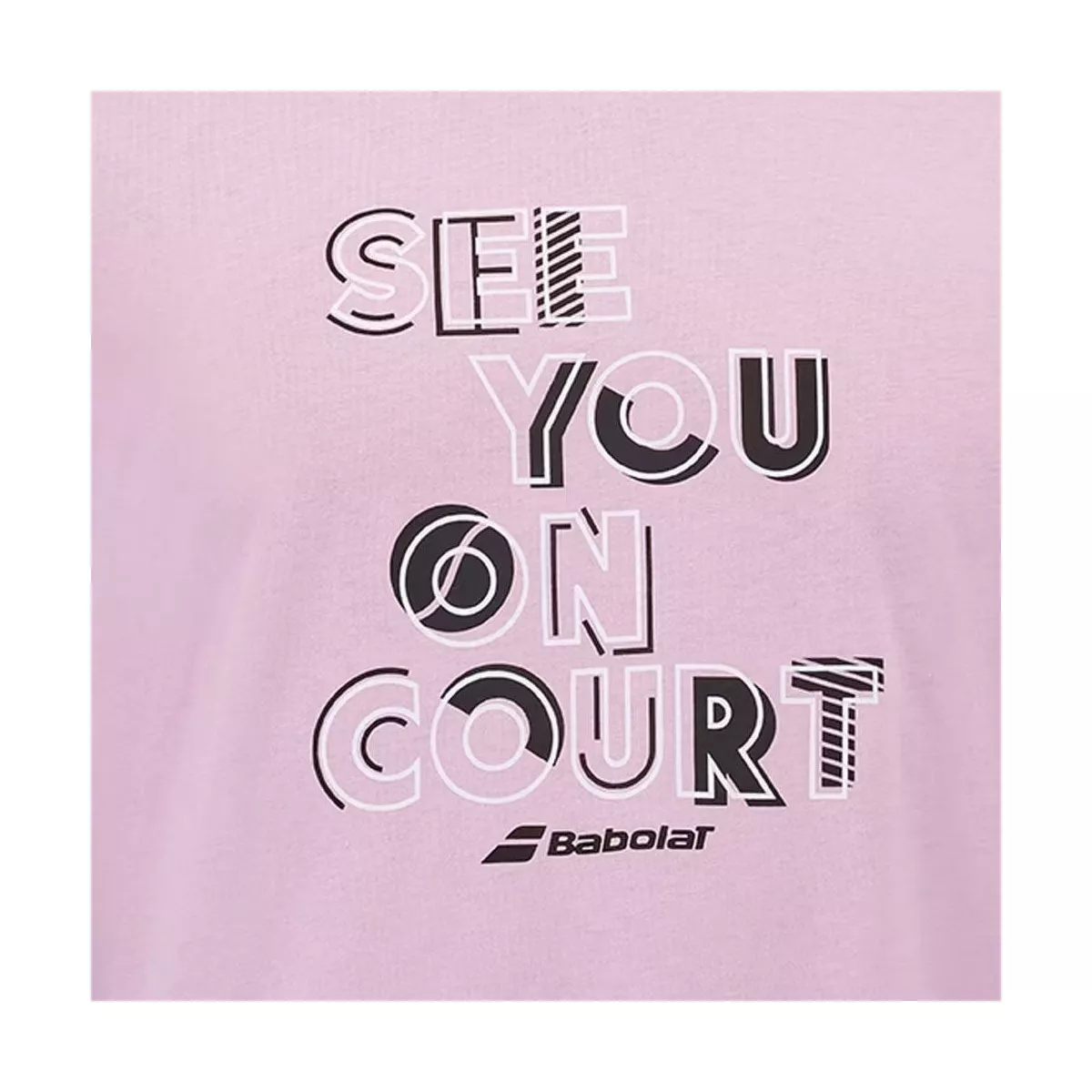 Babolat Exercise Message T-shirt roze