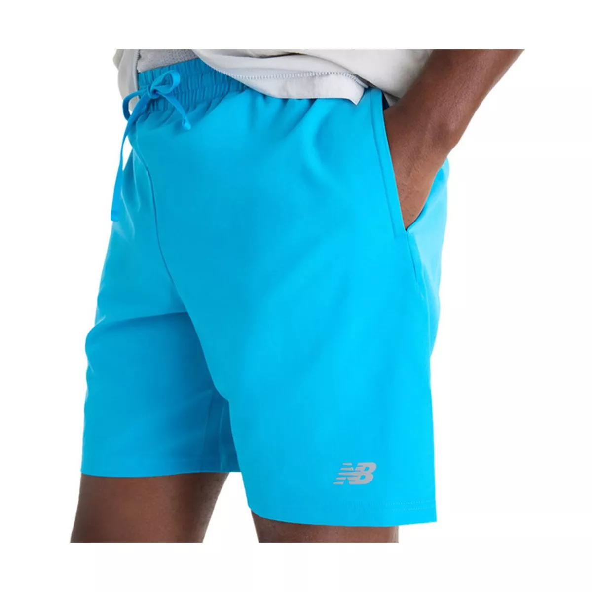 New Balance Essentials short blauw