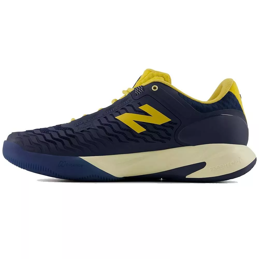 New Balance Fresh Foam X CT-Rally v2 tennisschoenen marineblauw / geel
