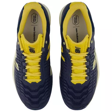 New Balance Fresh Foam X CT-Rally v2 tennisschoenen marineblauw / geel