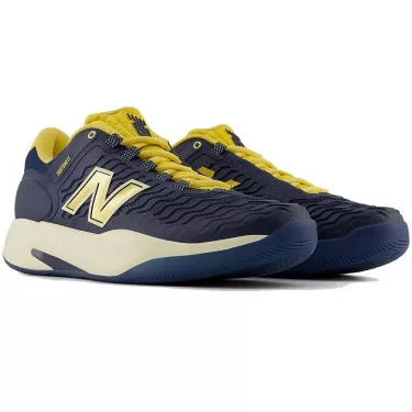 New Balance Fresh Foam X CT-Rally v2 tennisschoenen marineblauw / geel