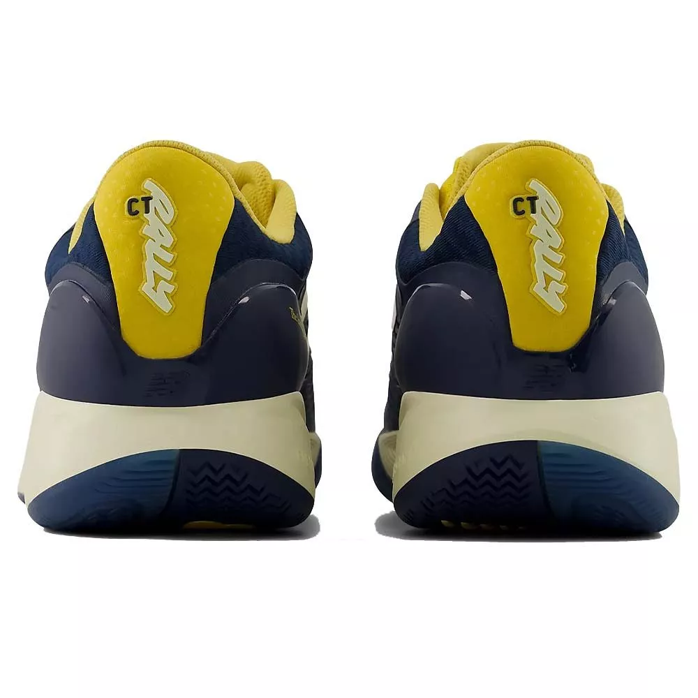 New Balance Fresh Foam X CT-Rally v2 tennisschoenen marineblauw / geel