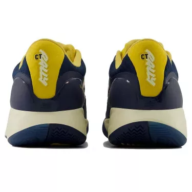 New Balance Fresh Foam X CT-Rally v2 tennisschoenen marineblauw / geel