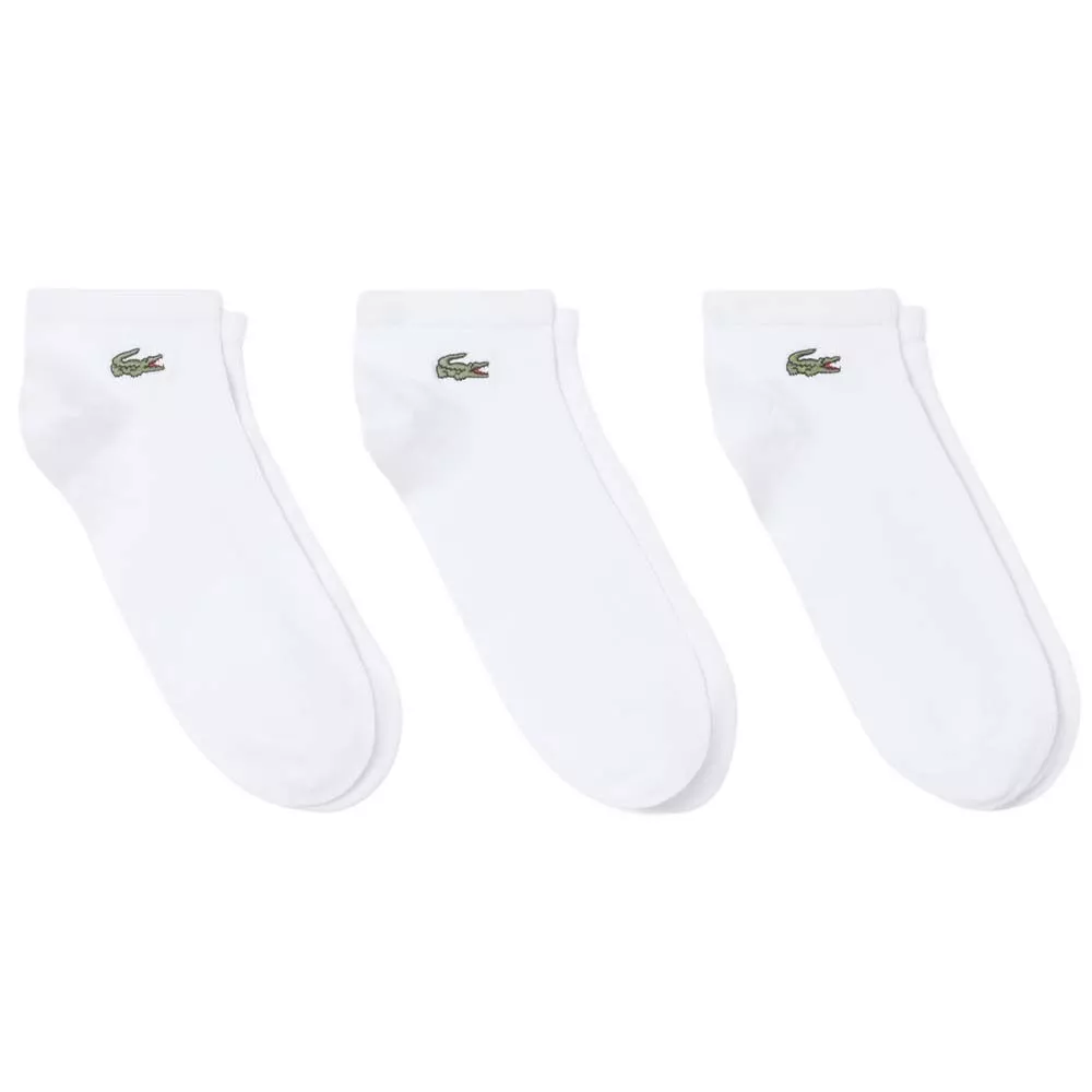 Lacoste Sport Short Sokken Wit (3 paar)