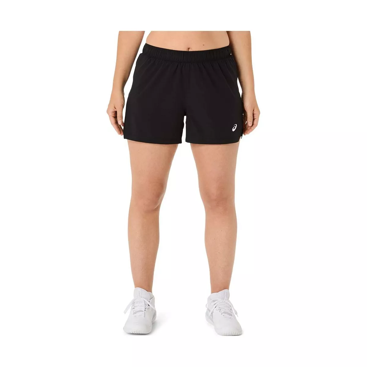 Asics Court 2-n-1 short dames zwart