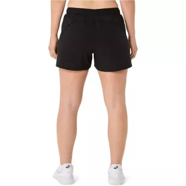 Asics Court 2-n-1 short dames zwart