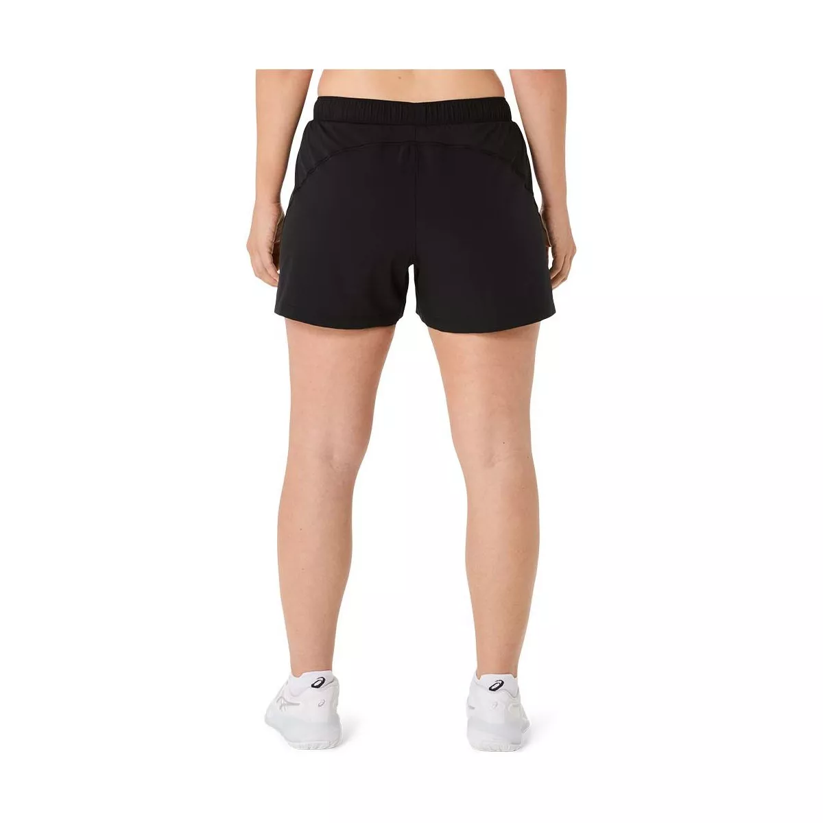 Asics Court 2-n-1 short dames zwart