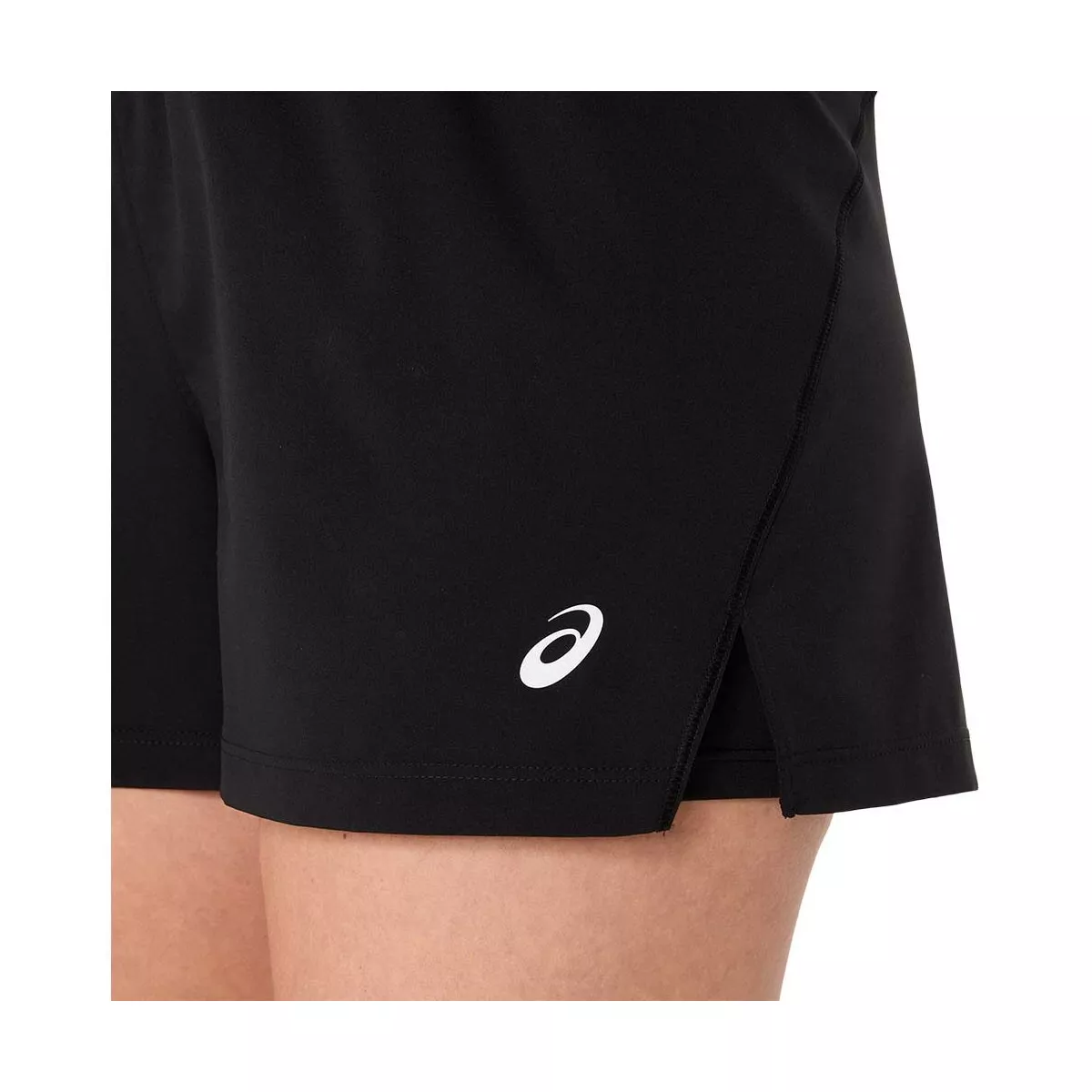 Asics Court 2-n-1 short dames zwart
