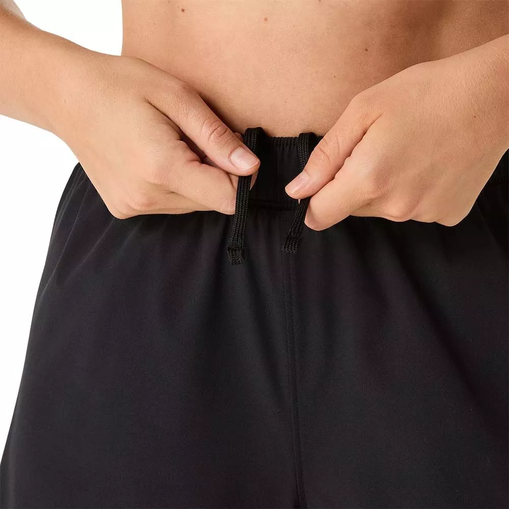 Asics Court 2-n-1 short dames zwart