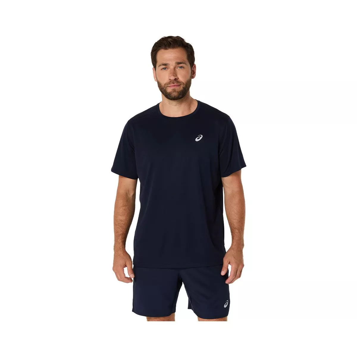 Asics Core SS T-shirt marineblauw