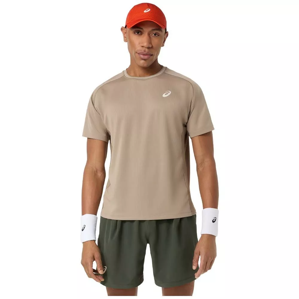 Asics Game SS T-shirt grijsbeige