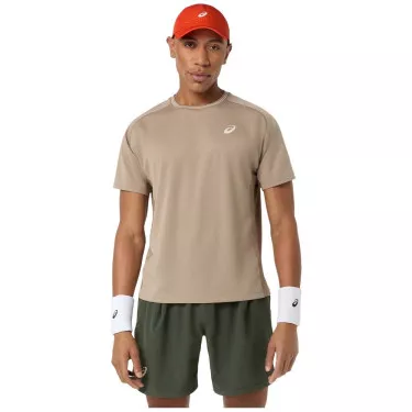 Asics Game SS T-shirt grijsbeige