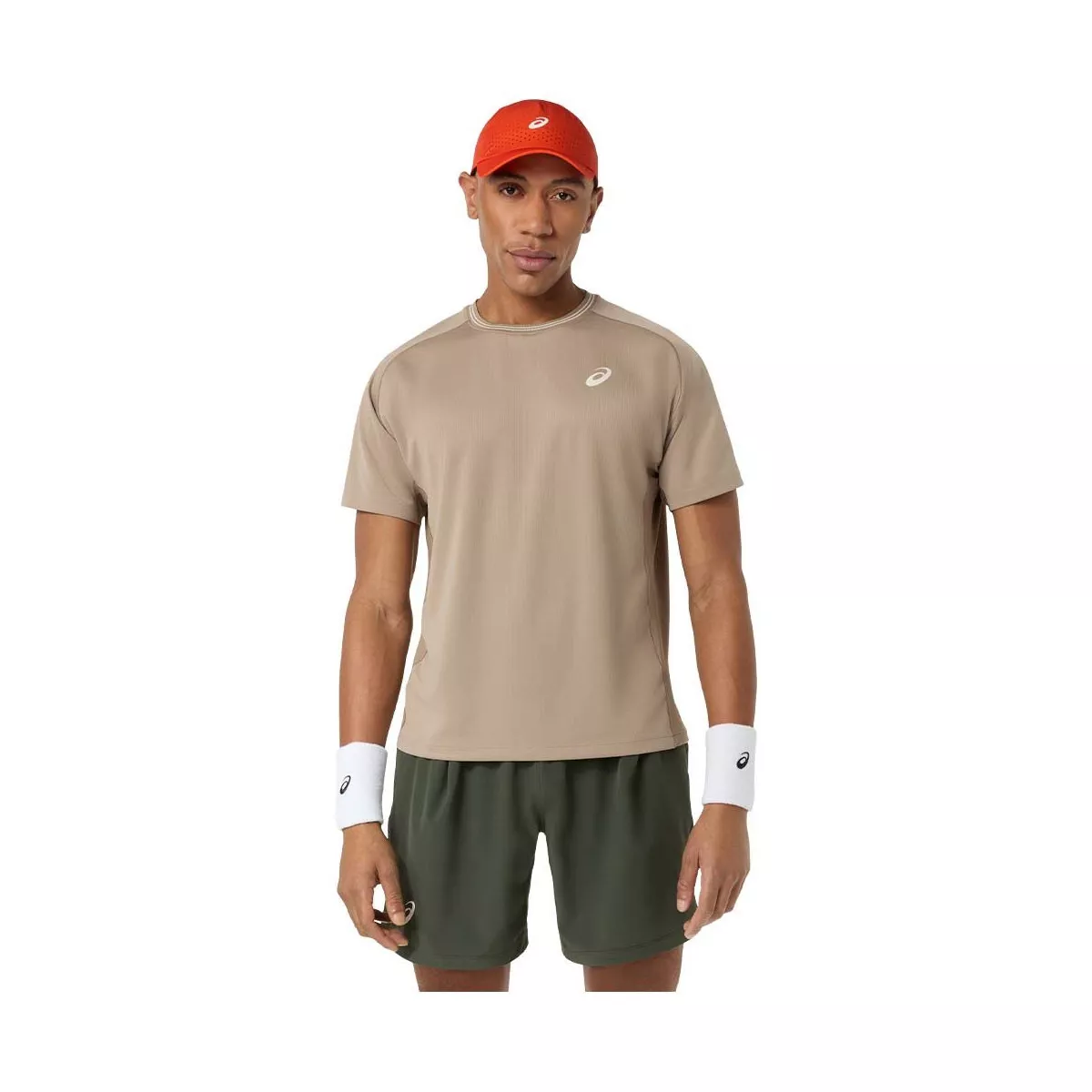 Asics Game SS T-shirt grijsbeige