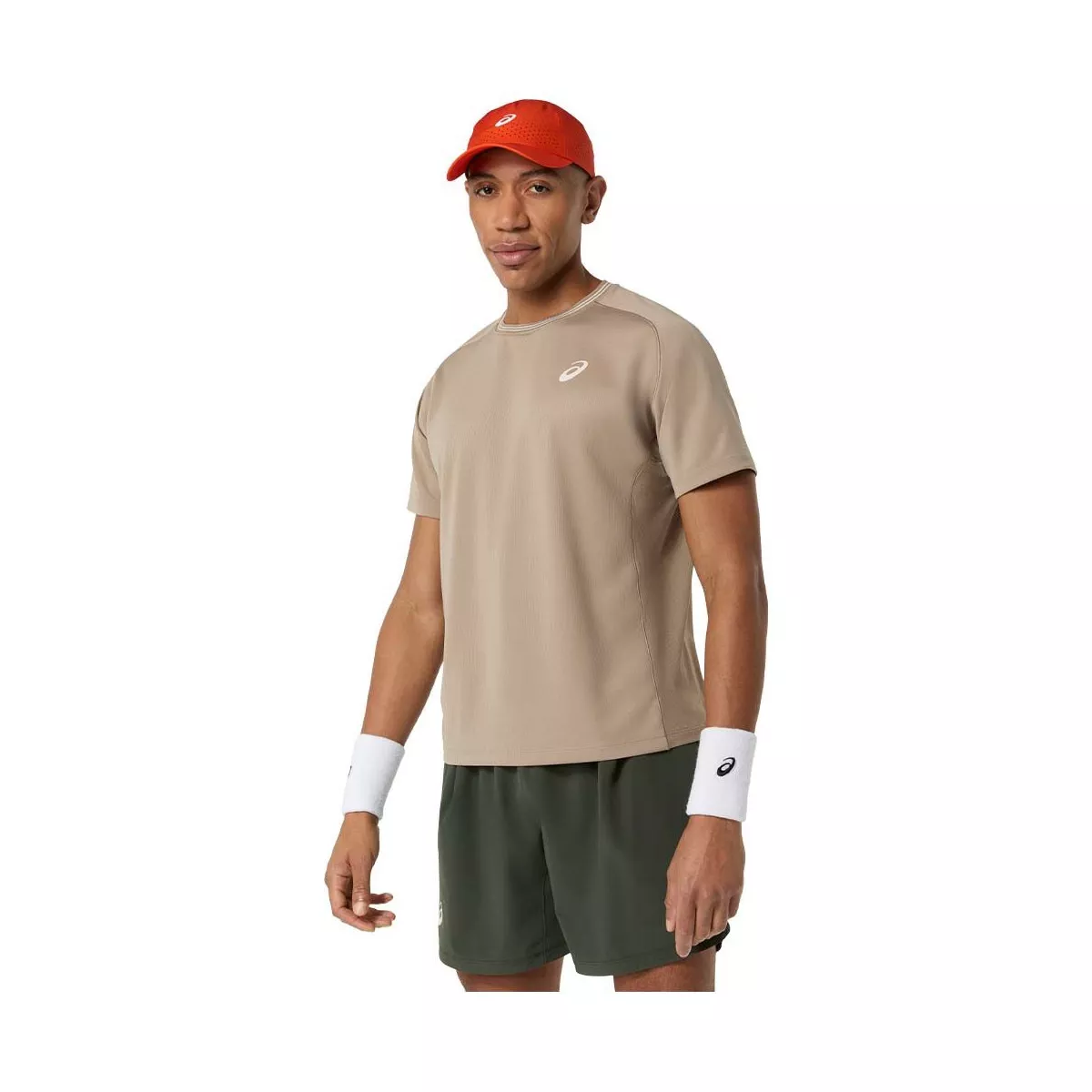 Asics Game SS T-shirt grijsbeige