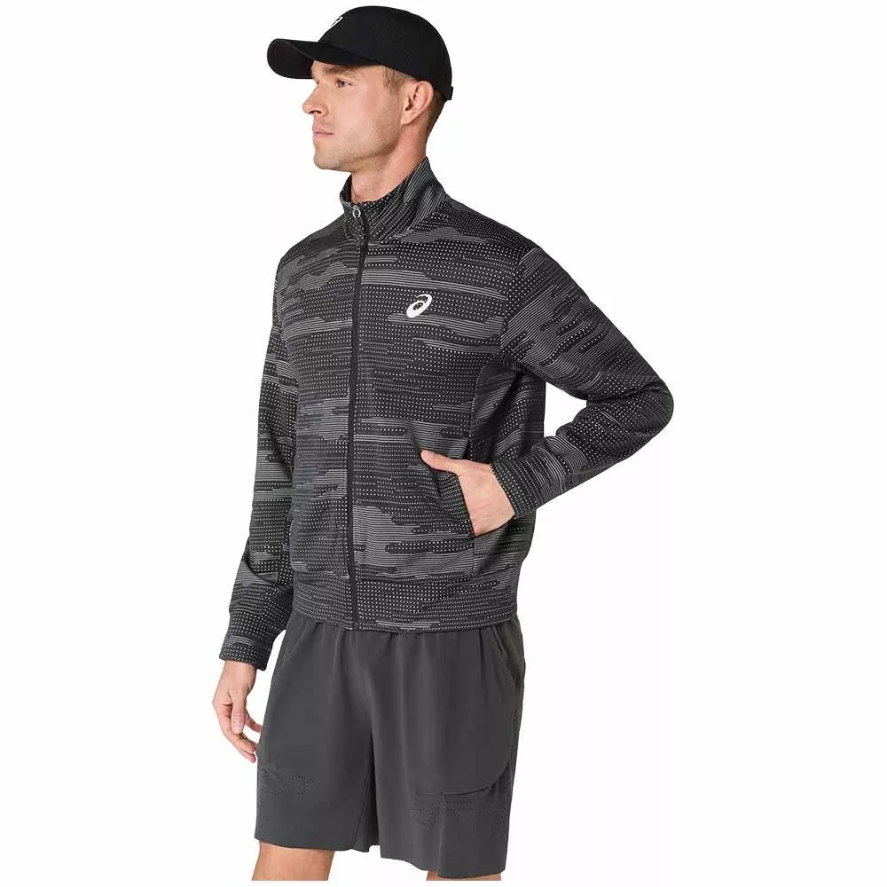 Asics Match Night Energy jas zwart / grijs