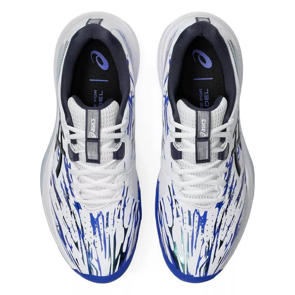Asics Gel Challenger 15 L.E. padelschoenen wit / blauw